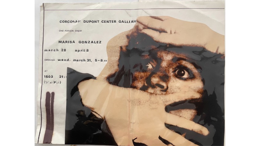 Exposición de Marisa González en la Corcoran Gallery de Washington D.C., 1975.