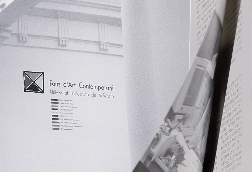 Maribel Domènech en la exposición ‘Releyendo el Fondo de Arte UPV’