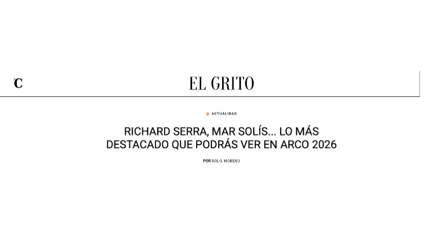 >Mar Solís, among the highlights for ARCO 2026