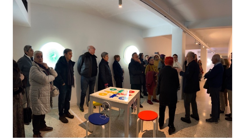 Inauguración de la exposición en Galería Freijo.