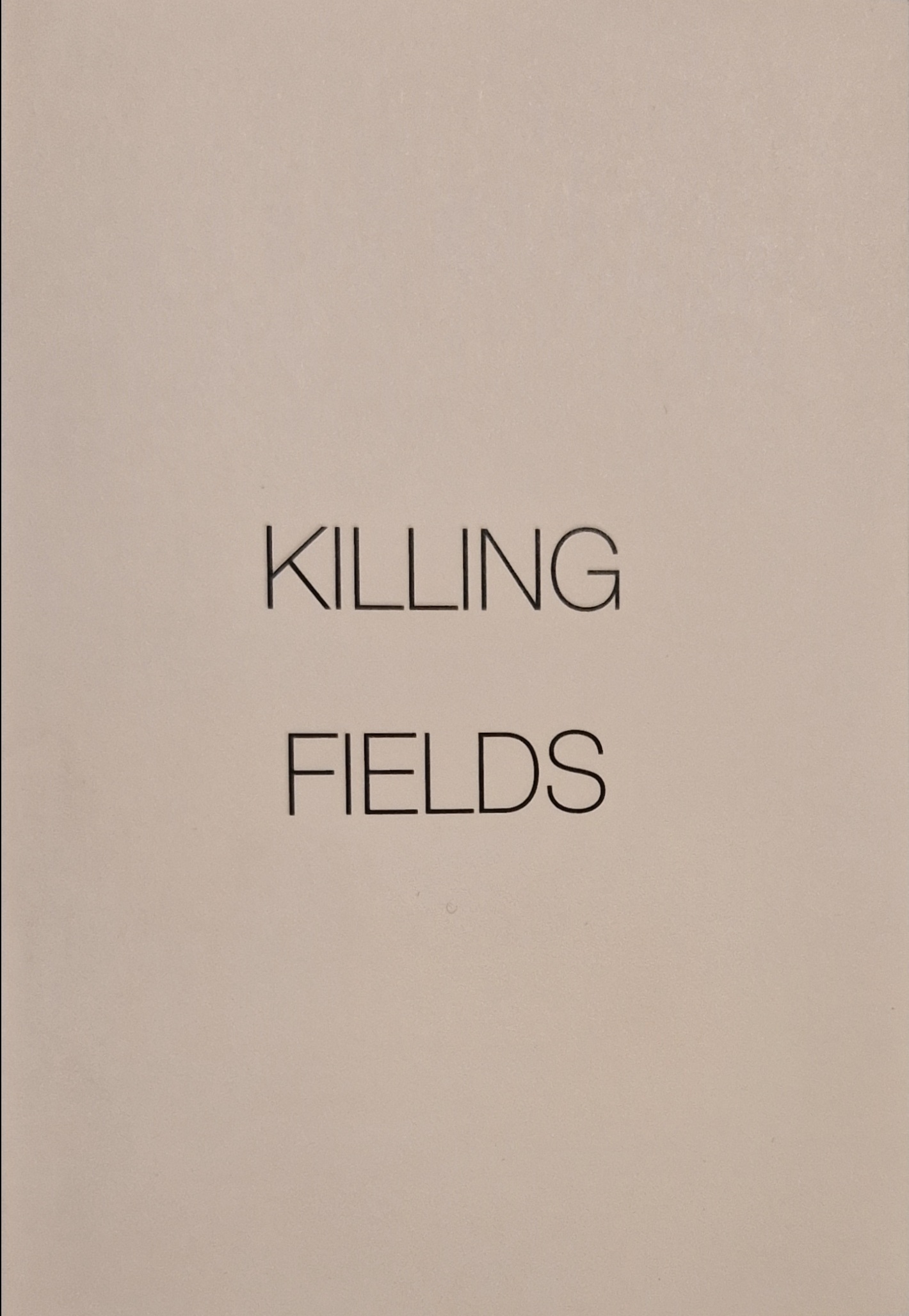 Teresa Serrano y Lucía Madriz. Killing Fields