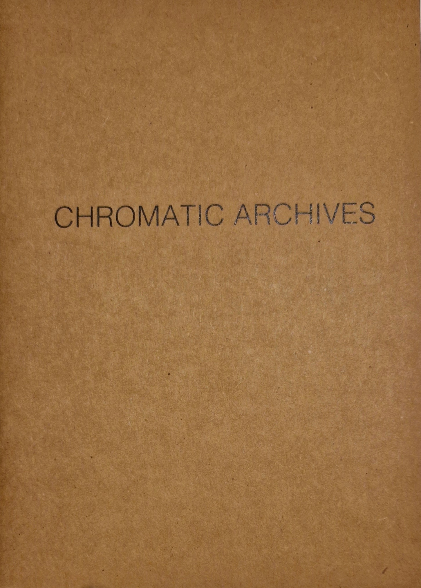 Chromatic Archives. Recent Work by Enrique Brinkmann